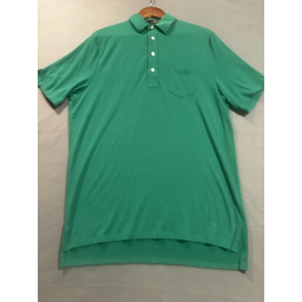 RLX Ralph Lauren Polo Shirt Mens Large Green Casual Performance Preppy